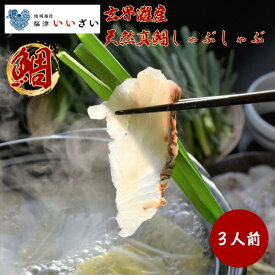 鯛しゃぶセット 天然真鯛 3人前 出汁付き だし付き 切り身450g 福岡県産 玄界灘産 冷凍 無添加 魚しゃぶしゃぶ 鍋用 海鮮 たいしゃぶ お取り寄せグルメ ギフト 敬老の日 父の日 母の日
