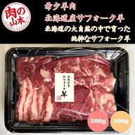 肉の山本 千歳ラム工房 北海道産 サフォーク羊肉 スライス ジンギスカン 焼肉用 クセが少なく食べやすい …