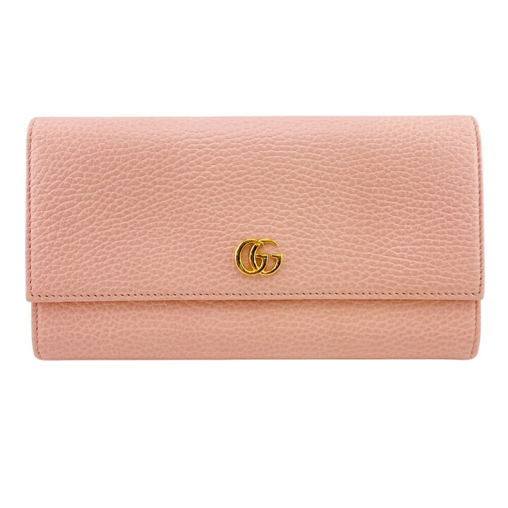 楽天市場】GUCCI グッチ レザー プチマーモント 長財布 財布 