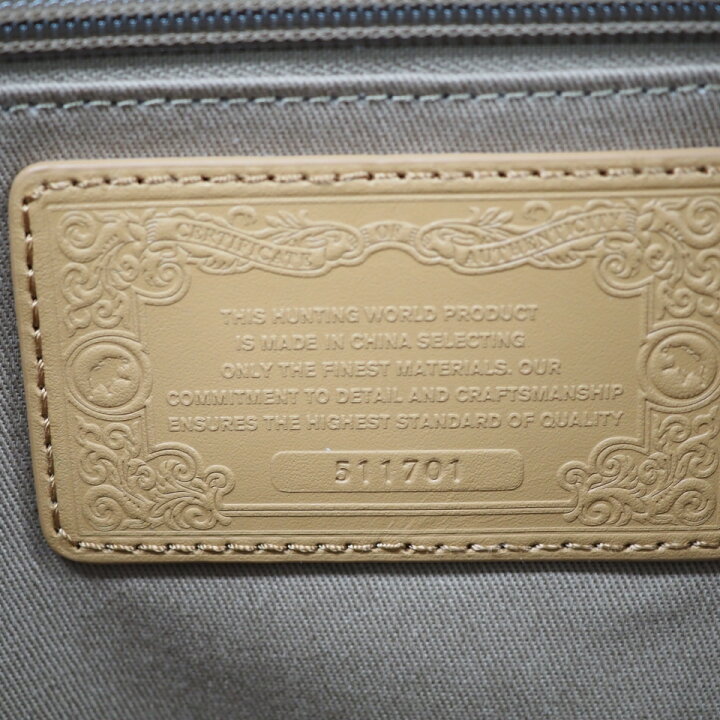 楽天市場】HUNTING WORLD/ハンティングワールド 511701 ハンドバッグ  