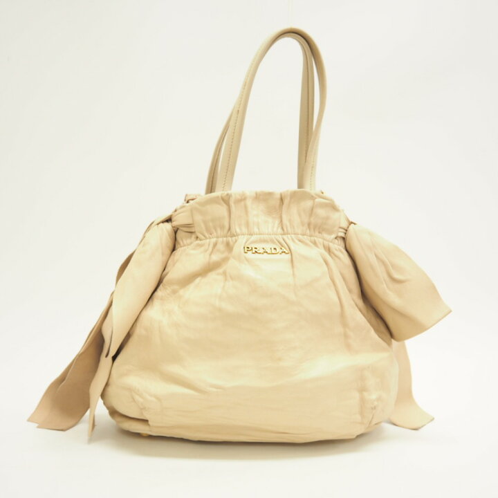楽天市場】PRADA/プラダ BN1760 サイドリボン 2way ショルダーバッグ 