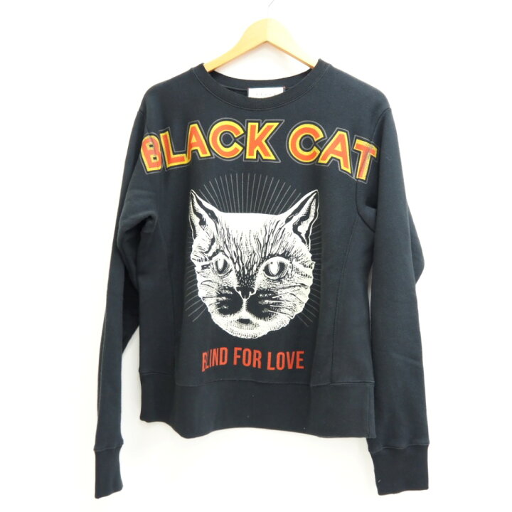 楽天市場】GUCCI/グッチ ブラックキャット ダメージ加工 スウェット 