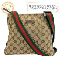 楽天市場】gucci ggキャンバスショルダーバッグの通販