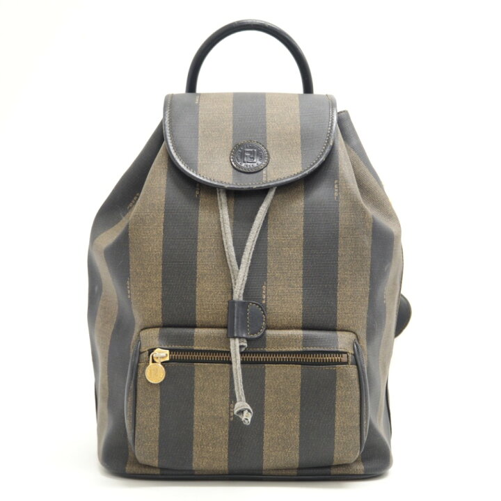 楽天市場】FENDI/フェンディ ペカン柄 リュック・デイパック ブラウン 