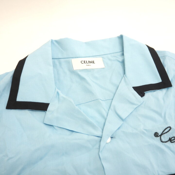 楽天市場】CELINE/セリーヌ 2C516852C ルーズボーリングシャツ ロゴ 