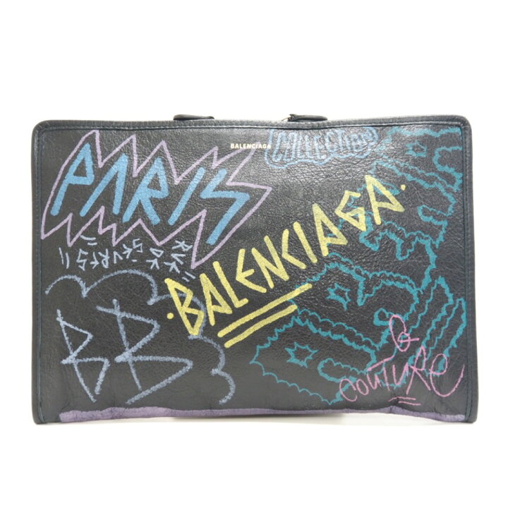楽天市場】BALENCIAGA/バレンシアガ 443658 グラフィティ クラッチ 