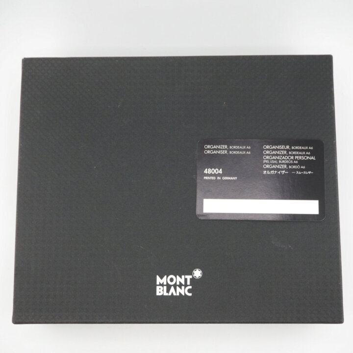 楽天市場】MONTBLANC/モンブラン 手帳カバー レッド ユニセックス 