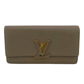 LOUIS VUITTON/ルイヴィトン M61249 トリヨン ポルトフォイユ・カプシーヌ 長財布 ベージュ レディース