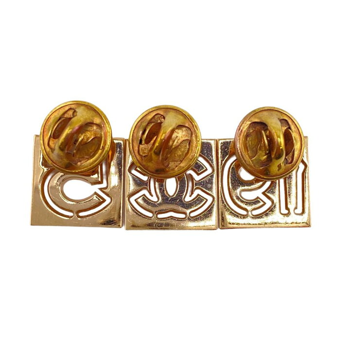 楽天市場】CHANEL/シャネル ラインストーン ピンバッチ 3点セット ココ 