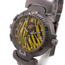 HUNTING WORLD/ハンティングワールド タイガー 250本限定モデル 自動巻き AT 腕時計 シルバー メンズ