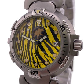 HUNTING WORLD/ハンティングワールド タイガー 250本限定モデル 自動巻き AT 腕時計 シルバー メンズ