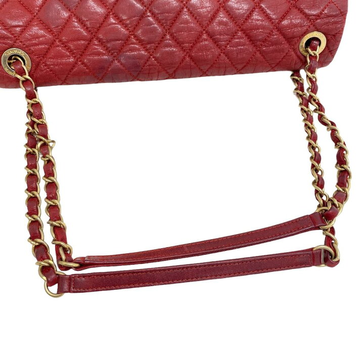 楽天市場】CHANEL シャネル シングルフラップ ダブルチェーンバッグ 