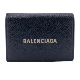 BALENCIAGA/バレンシアガ 594312 三つ折り財布 ブラック レディース