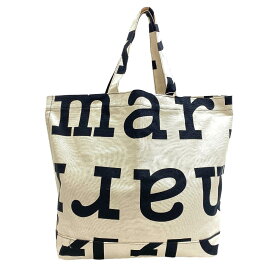 marimekko/マリメッコ AHKERA LOGO BAG トートバッグ ホワイト ユニセックス