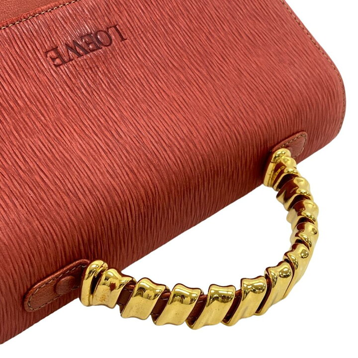 楽天市場】LOEWE/ロエベ ベラスケス ツイスト金具 ハンドバッグ レッド 