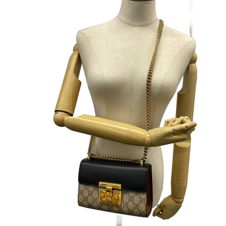 楽天市場】GUCCI/グッチ 409487 パドロック チェーン GGスプリーム 