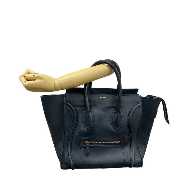 楽天市場】CELINE/セリーヌ ラゲージ ミニショッパー ハンドバッグ 