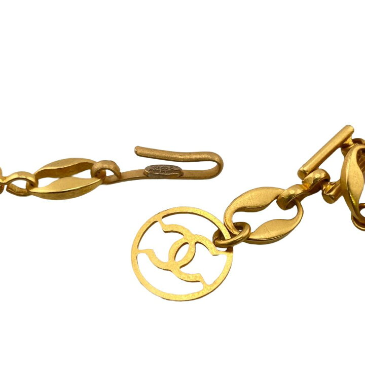 楽天市場】CHANEL/シャネル 01C フラワー ネックレス ゴールド 