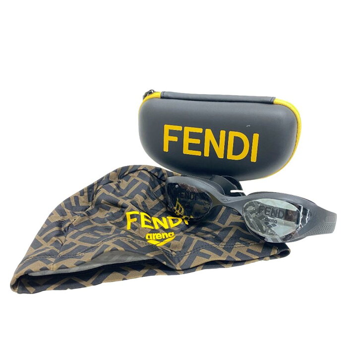 楽天市場】FENDI/フェンディ スイミングキャップ ゴーグル FFロゴ 