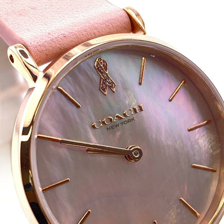 楽天市場】COACH/コーチ CO-14503628 ペリー PERRY クォーツ ピンク 