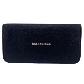 BALENCIAGA/バレンシアガ 594289 ロゴ 長財布 ブラック ユニセックス