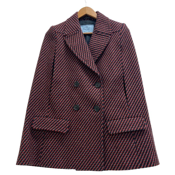 楽天市場】PRADA/プラダ 14AW ポンチョ レッド レディース : BRANJE 
