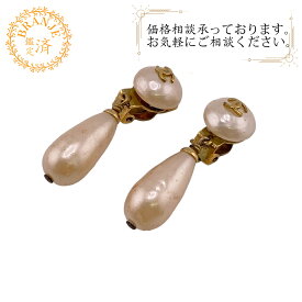 CHANEL シャネル 94A パール イヤリング ブランド アクセサリー ジュエリー ゴールド レディース
