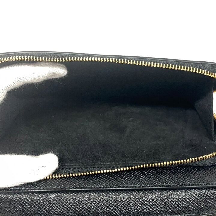 楽天市場】Dior/ディオール カロ レザー ショルダーバッグ ブラック 