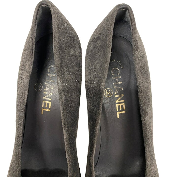 楽天市場】CHANEL/シャネル ココマーク 39.5 カメリア パール パンプス 