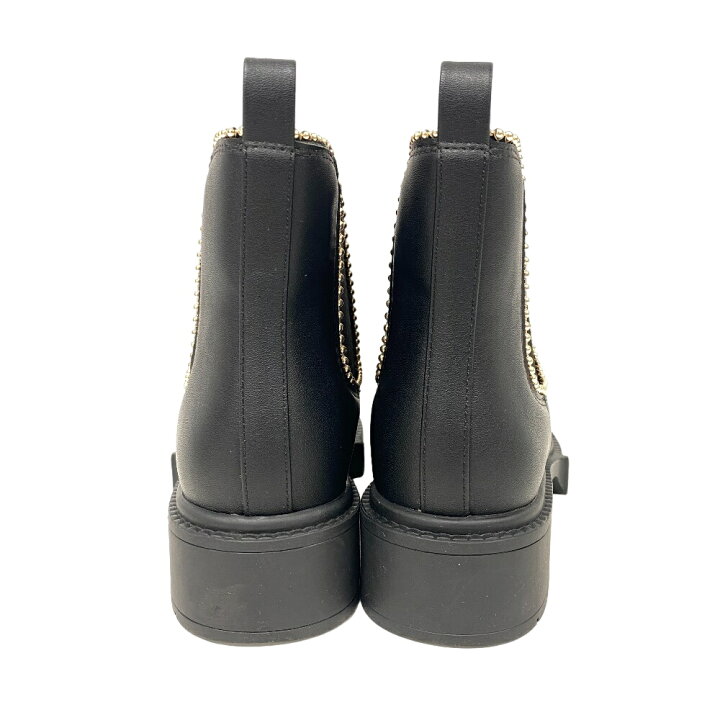 楽天市場】COACH/コーチ LEVY LTHR BOOTIE サイドゴアブーツ 371/2 