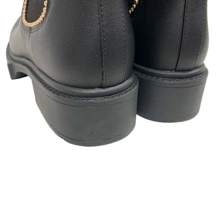 楽天市場】COACH/コーチ LEVY LTHR BOOTIE サイドゴアブーツ 371/2 