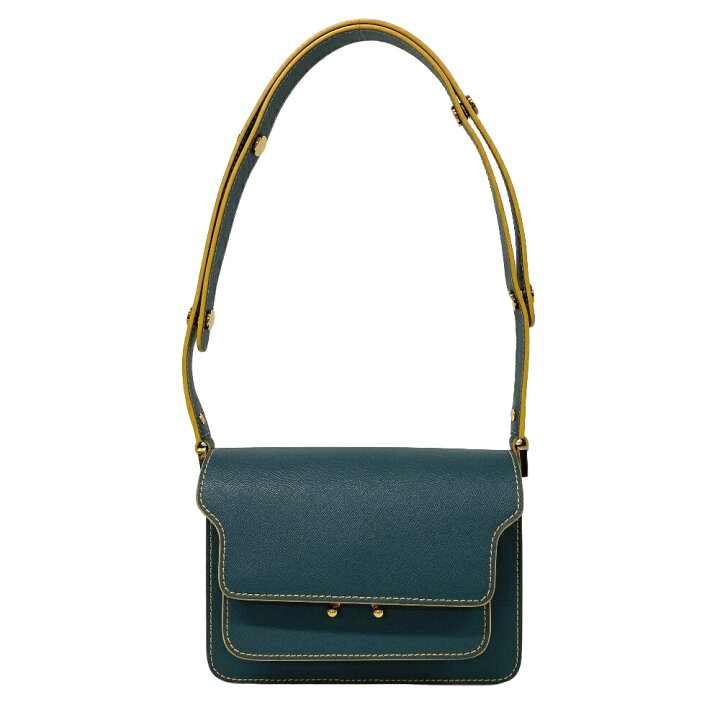 楽天市場】MARNI/マルニ トランク ショルダーバッグ グリーン 
