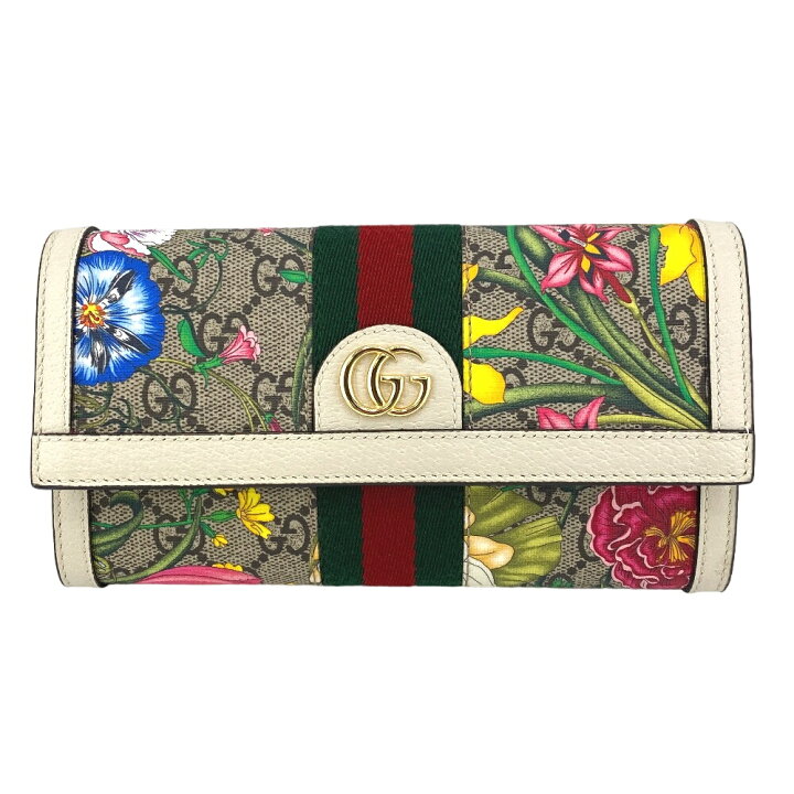 楽天市場】GUCCI/グッチ 523153 オフィディア GG フローラ 長財布 