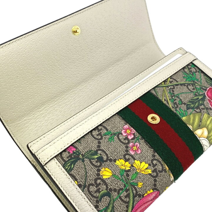 楽天市場】GUCCI/グッチ 523153 オフィディア GG フローラ 長財布 
