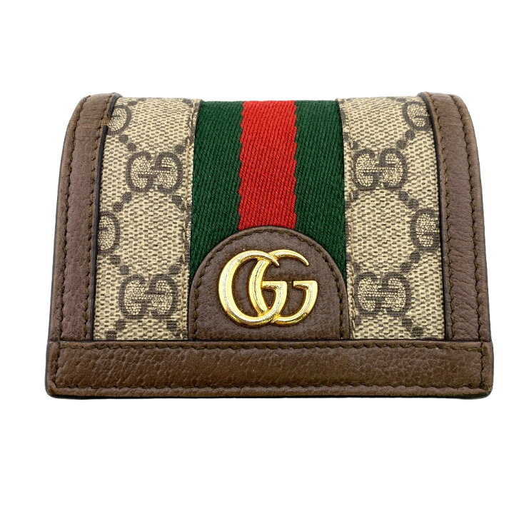 楽天市場】GUCCI/グッチ 523155 オフィディア コンパクトウォレット GG  