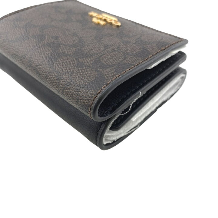 楽天市場】COACH コーチ 91806 シグネチャー 三つ折り財布 財布 