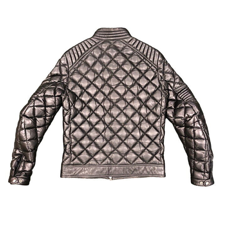 楽天市場】MONCLER モンクレール キルティング ライダースジャケット 