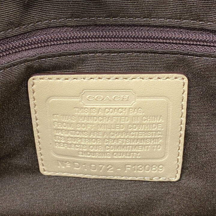 楽天市場】【すぐ使える5％OFFクーポン】COACH コーチ F13089 トート 