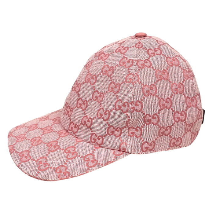 楽天市場】GUCCI/グッチ 748475 GGキャンバス キャップ ピンク 