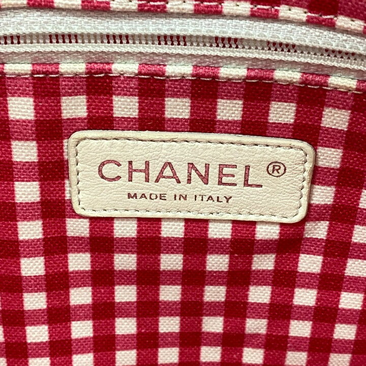 楽天市場】CHANEL シャネル クルーズライン ギンガムチェック 