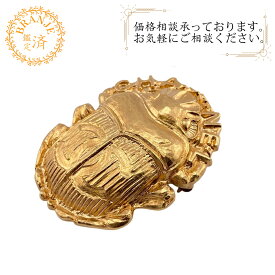 CHANEL シャネル スカラベ モチーフ ココマーク ロゴ ブローチ ゴールド ユニセックス