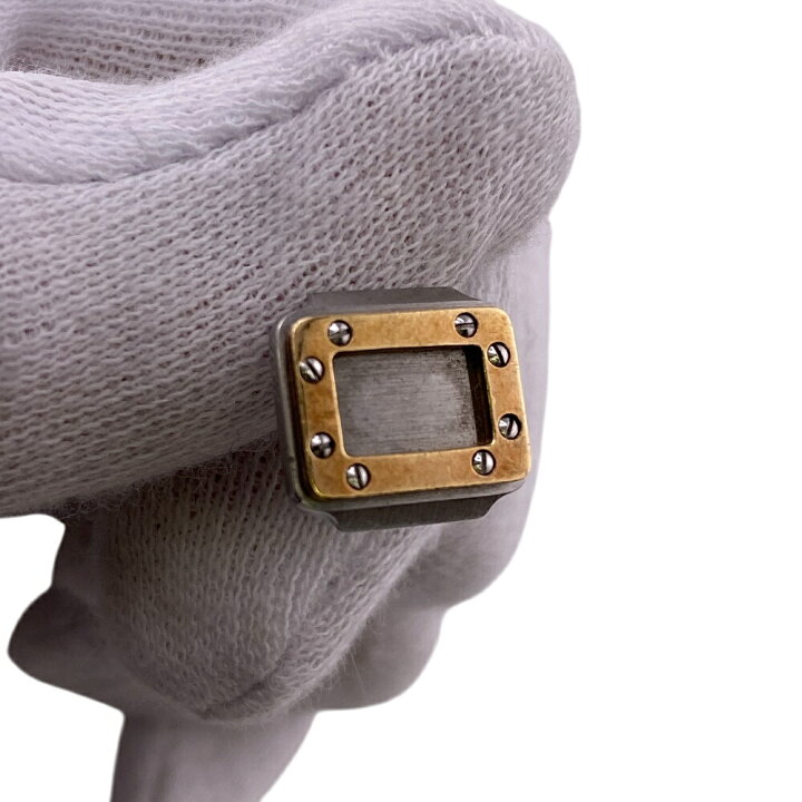 楽天市場】CARTIER カルティエ サントス カフリンクス K18×SS or et 