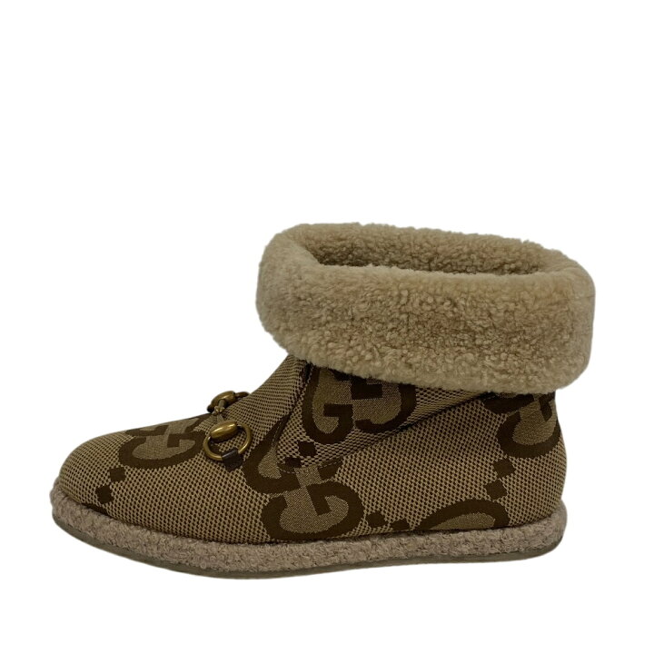 楽天市場】GUCCI グッチ ホースビット ショートブーツ ジャンボGG ボア 