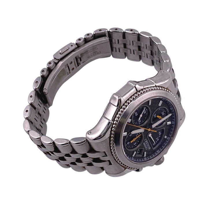 楽天市場】SEIKO セイコー 6S77-0A10 クレドール パシフィーク クロノ 