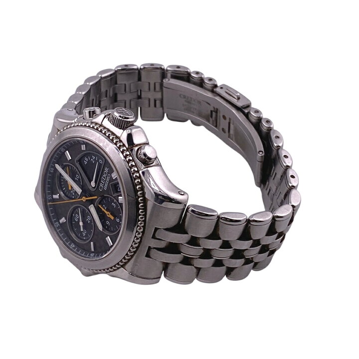 楽天市場】SEIKO セイコー 6S77-0A10 クレドール パシフィーク クロノ 