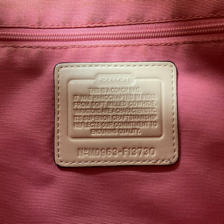 楽天市場】COACH コーチ F13730 ハンド ワンショルダーバッグ 肩掛け 
