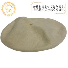 CHANEL シャネル ココマーク刺繍 ヴィンテージ ベレー帽 ホワイト レディース