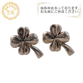 CHANEL シャネル クローバー 両耳用 ロゴ ピアス ブランド ジュエリー アクセサリー シルバー レディース