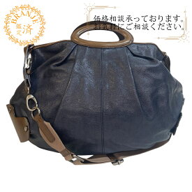 MARNI マルニ バルーンバッグ 2WAY トートバッグ バッグ カバン ブランド ショルダー ネイビー キッズ