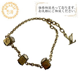 LOUIS VUITTON ルイヴィトン ルイヴィトン M65209 ブラスレ・ギャンブル チェーンブレス ブレスレット ブランド アクセサリー ゴールド ユニセックス
